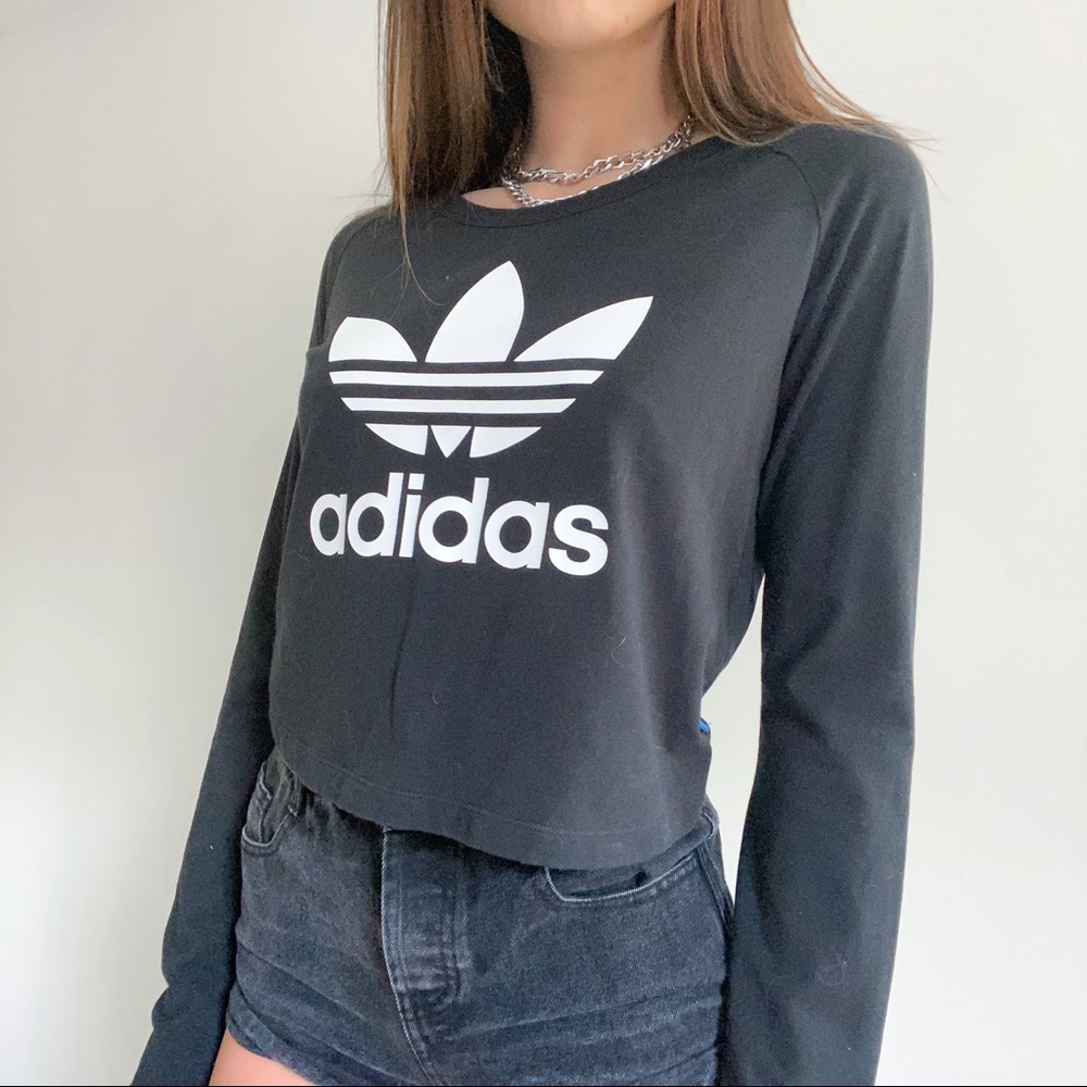 Adidas Originals Long Sleeve black sweatshirt - Picture 2 of 7